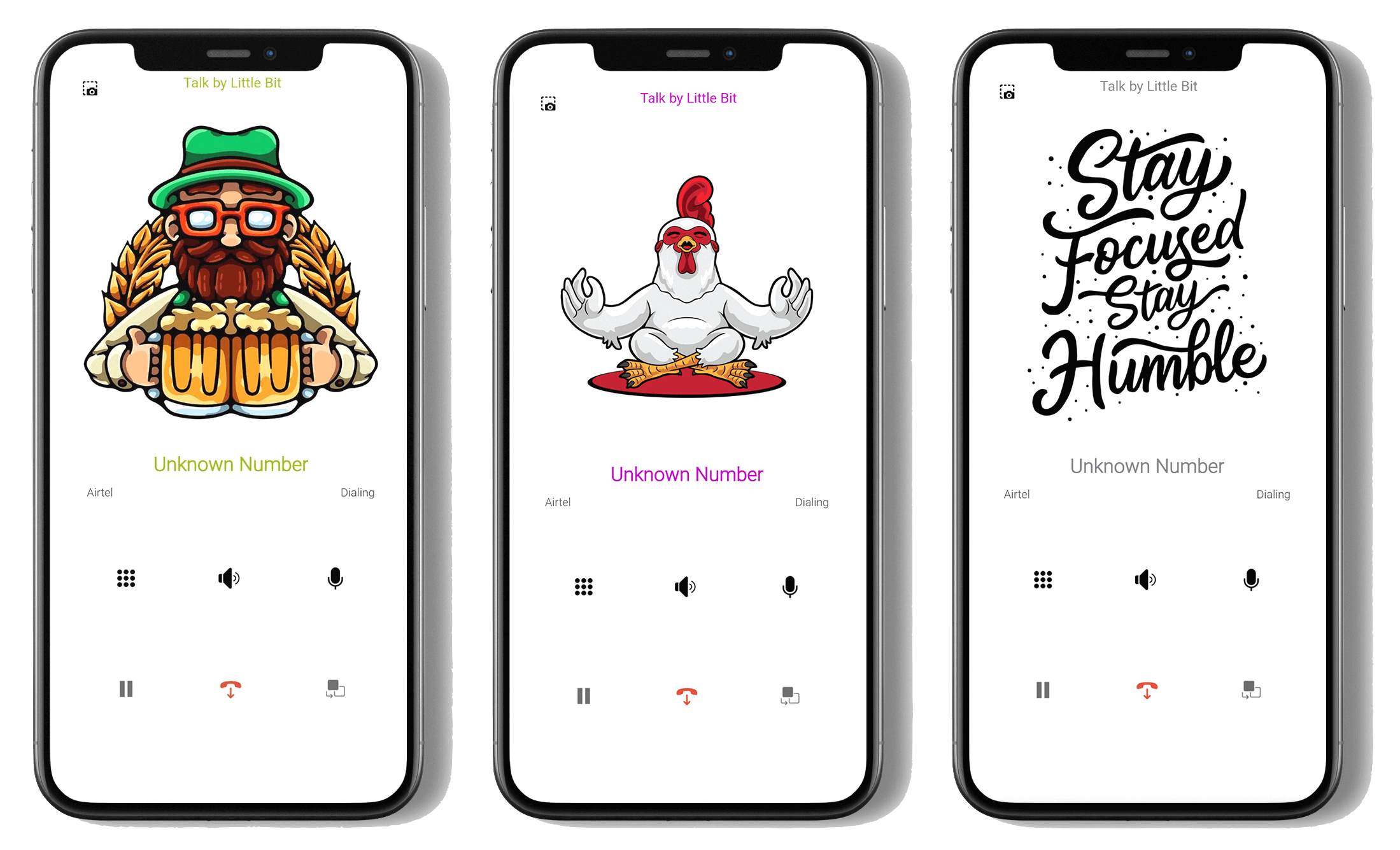 Talk app — caller ID and spam blocking interface